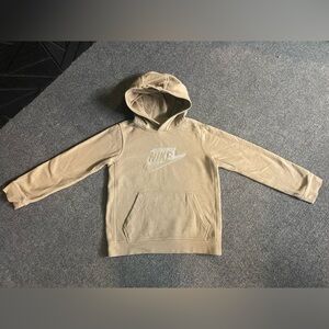 Nike Tan Pullover Sweater with Hood